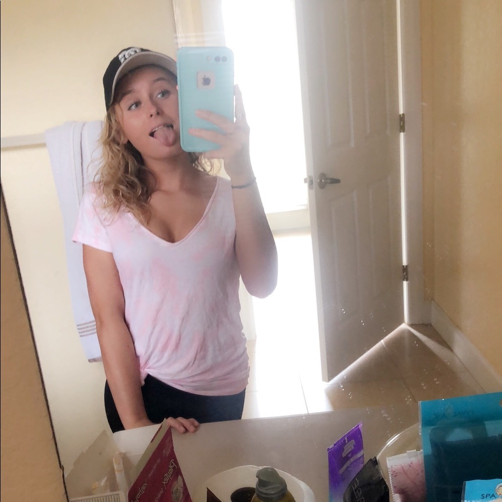 Pink Hollister Top